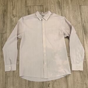 Quiksilver Long Sleeve for Men - Size Large, Minor Bleach Stains, Pre-Owned Wear